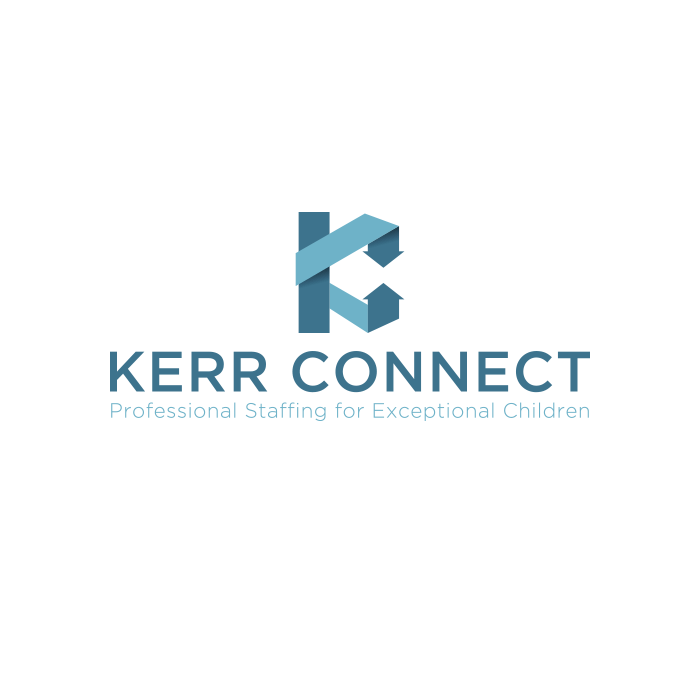 Kerr Connect Special Education Therapy Service Logo Design